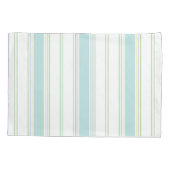 Std Kussensloop set van 2 in St Ives Stripe zeegla (Achterkant-Links)