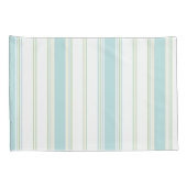 Std Kussensloop set van 2 in St Ives Stripe zeegla (Achterkant-Rechts)