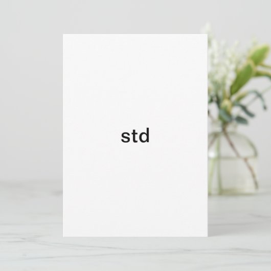 STD SAVE THE DATE (Staand voorkant)