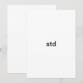 STD SAVE THE DATE (Voorkant / Achterkant)