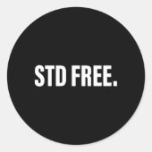 Std vrij ronde sticker (Voorkant)