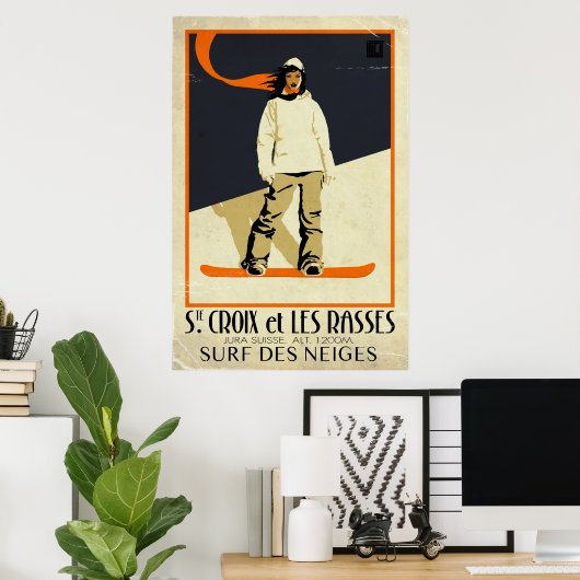 Ste. Croix et Les Rassen -  effect Poster (Thuiskantoor)