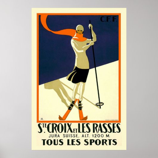 Ste Croix et les Rassen tous le Sports Poster (Voorkant)