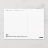 Ste Enimie, Frankrijk. briefkaart (Achterkant)