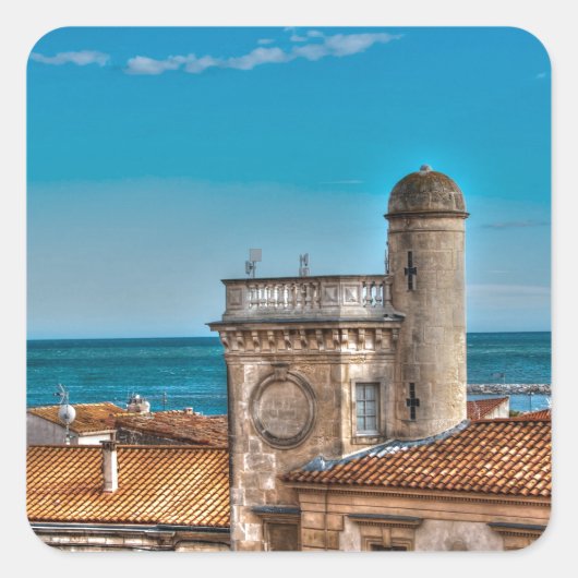 Ste Marie Camargue Frankrijk Vierkante Sticker (Voorkant)