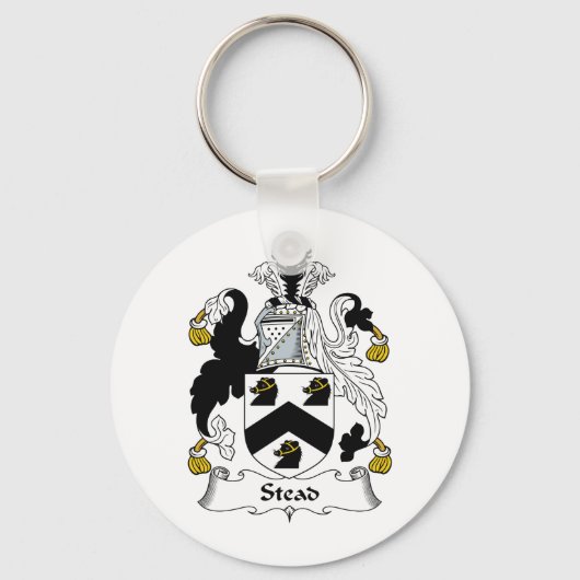 Stead Family Crest Sleutelhanger (Voorkant)
