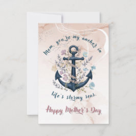 Steadfast Anchor - Moederdag Flat Kaart