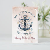 Steadfast Anchor - Moederdag Flat Kaart (Staand voorkant)