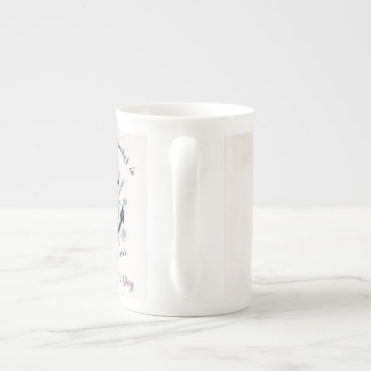 Steadfast Anchor - Moederdag Porselein Kop (Achterkant)