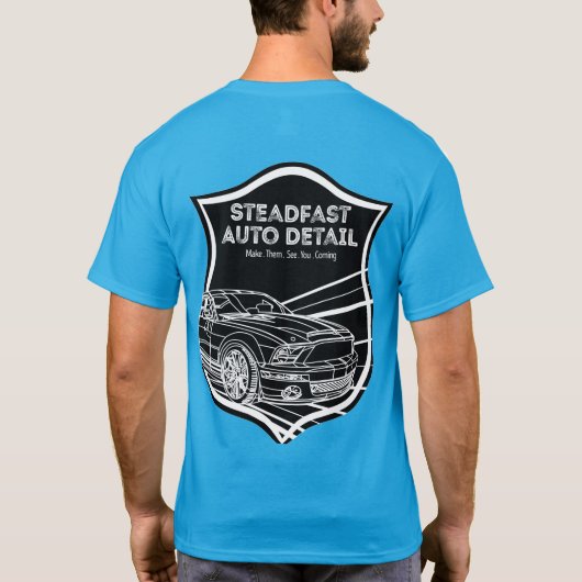 Steadfast Auto Detail T-shirt (Achterkant)