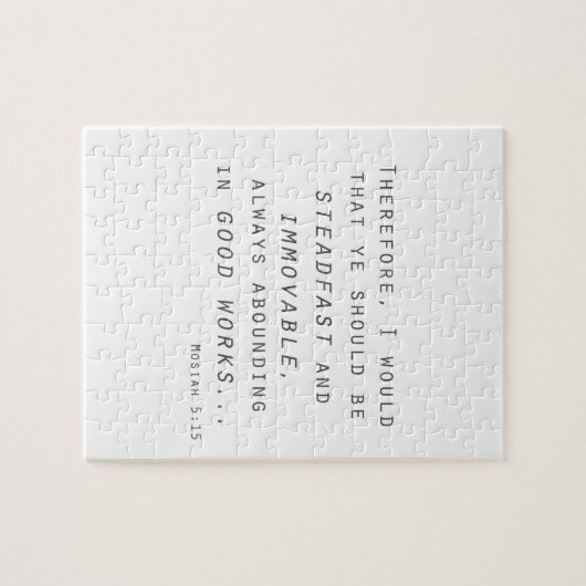 steadfast immobile mosiah lds scripting legpuzzel (Horizontaal)