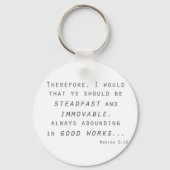 steadfast immobile mosiah lds scripting sleutelhanger (Voorkant)