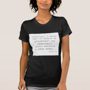 steadfast immobile mosiah lds scripting t-shirt