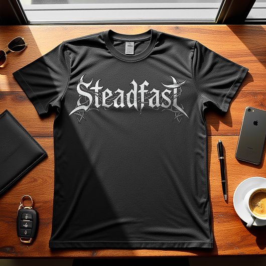 Steadfast - Motivatie ontwerp T-shirt