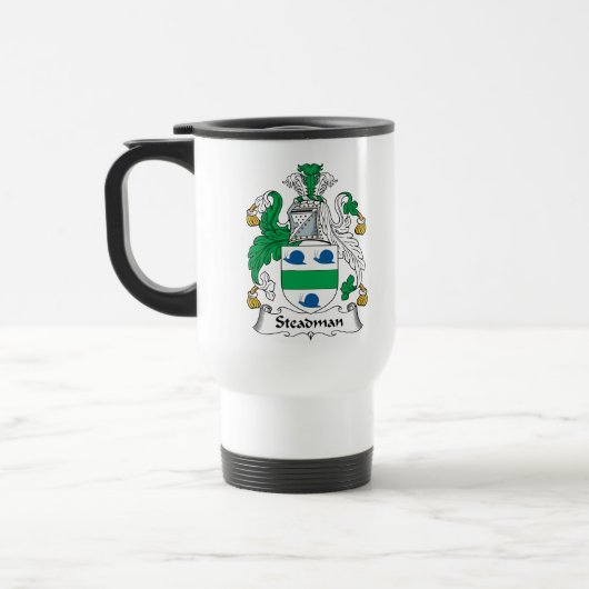Steadman Family Crest Reisbeker (Links)