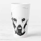 Steady Gaze, echte vriend Latte Mok (Voorkant)