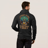 STEADY HAND RIFLE EN BEER HOODIE (Achterkant volledig)
