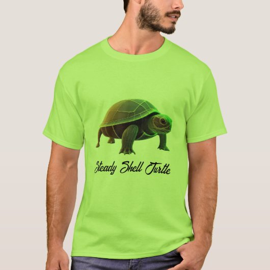 Steady-shell schildpad t-shirt (Voorkant)