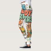 Steady Striders Schattige Hardloopclub Dieren Vrie Leggings (Links)