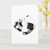 Steady Warm Message Kaart (Gele Bloem)