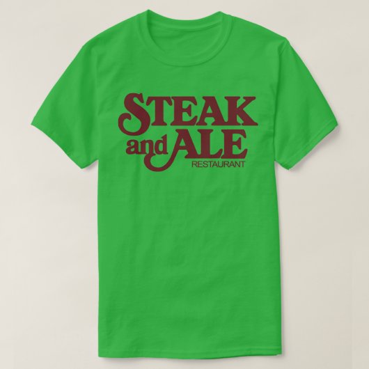 Steak & Ale Restaurant T-shirt (Design voorkant)