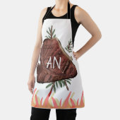 Steak Art BBQ Vaderdag Dad Grandpa Gift Adult Schort (Insitu)