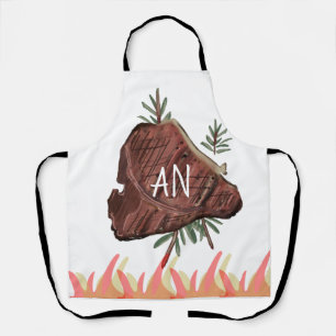 Steak Art BBQ Vaderdag Dad Grandpa Gift Adult Schort