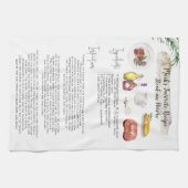 Steak au Poivre | Recipe Heirloom Kitchen Towel Theedoek (Horizontaal)