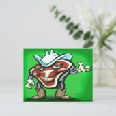 Steak Briefkaart (Staand voorkant)