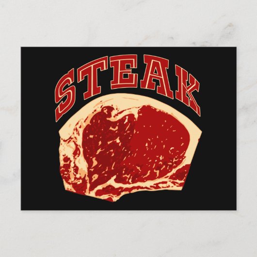 Steak Briefkaart (Voorkant)