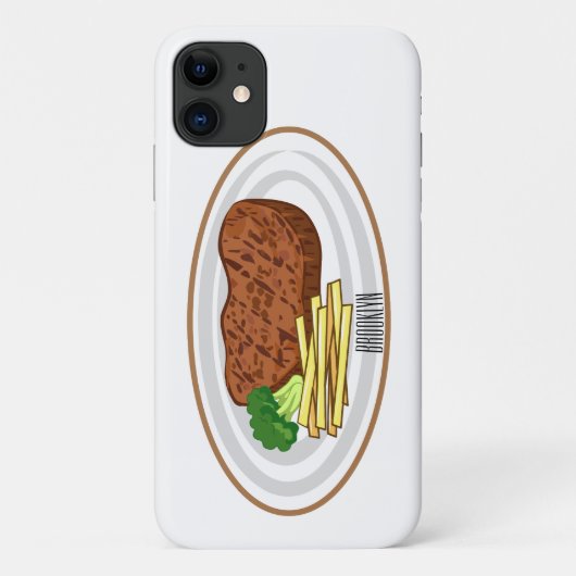 Steak cartoon illustratie Case-Mate iPhone case (Achterkant)