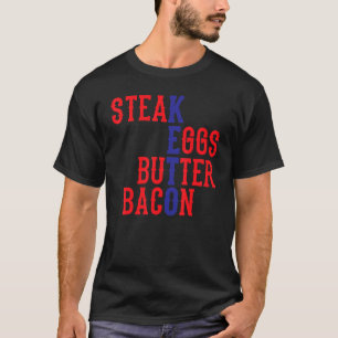 Steak Eieren Boter Bacon Keto T-shirt