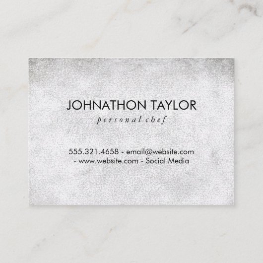 Steak en eieren visitekaartje (Achterkant)