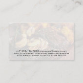 Steak en paddenstoelen | Logo brandweerluiers Visitekaartje (Achterkant)