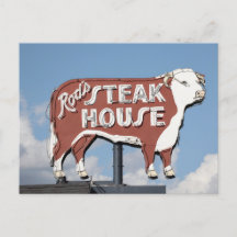 Steak House Sign op Route 66