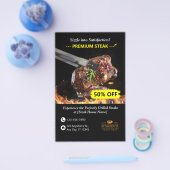 Steak House Specials Restaurant Flyer 2 kant (Enkel)