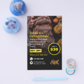 Steak House, Steak Resto, Restaurant Flyer (Enkel)
