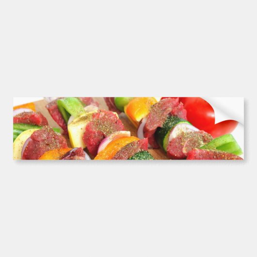 Steak Kabob Bumpersticker (Voorkant)