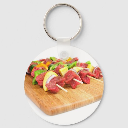 Steak Kabob Sleutelhanger (Voorkant)