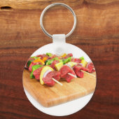 Steak Kabob Sleutelhanger (Voorkant)