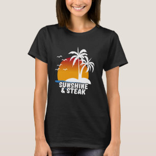Steak Lover Gegrild Voedsel Grillen BBQ Vleeseter T-shirt