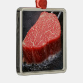 Steak Metalen Ornament (Rechts)