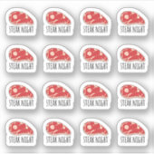 Steak Night Maaltijd Diner Koken Menu Bujo Planner Sticker (Voorkant)