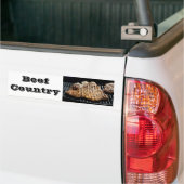 Steak on Grill - Rundvleesland Bumpersticker (Op Truck)