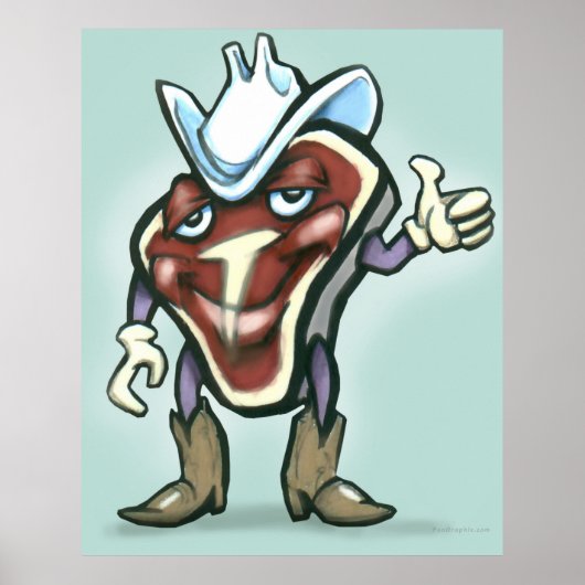 Steak Poster (Voorkant)