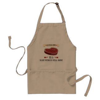 Steak Pun Apron Standaard Schort