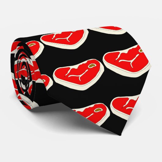 Steak Tiled Stropdas (Opgerold)