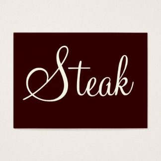 Steak Visitekaartjes