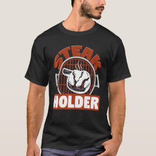 Steakhouder Grillmeester Grillen T-shirt
