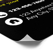 Steakhouse, Steak Resto, Restaurant Flyer Poster (Hoek)